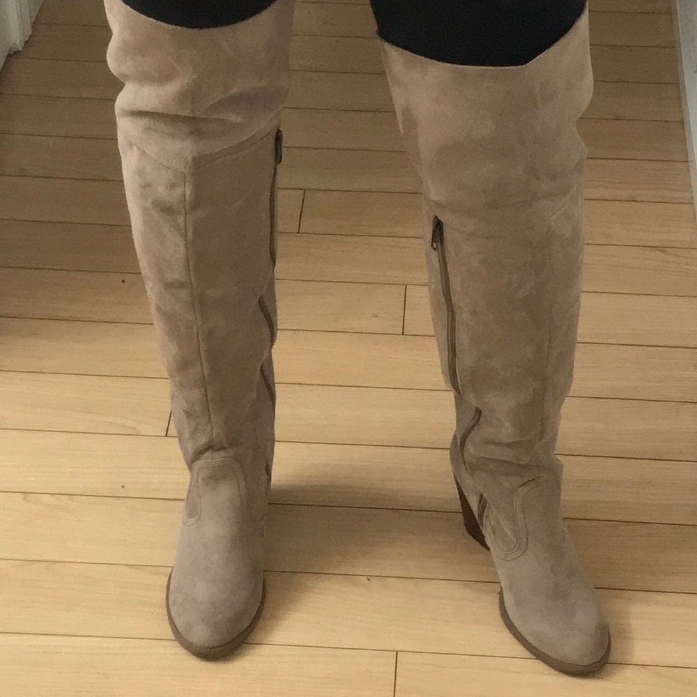 Not Rated Over The Knee Boots. Gently used. Still in very good condition.